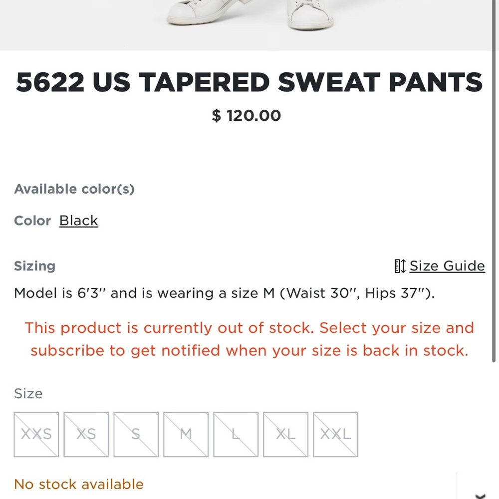 G-Star NEW 5622 US TAPERED SWEAT PANTS - Picture 5 of 9